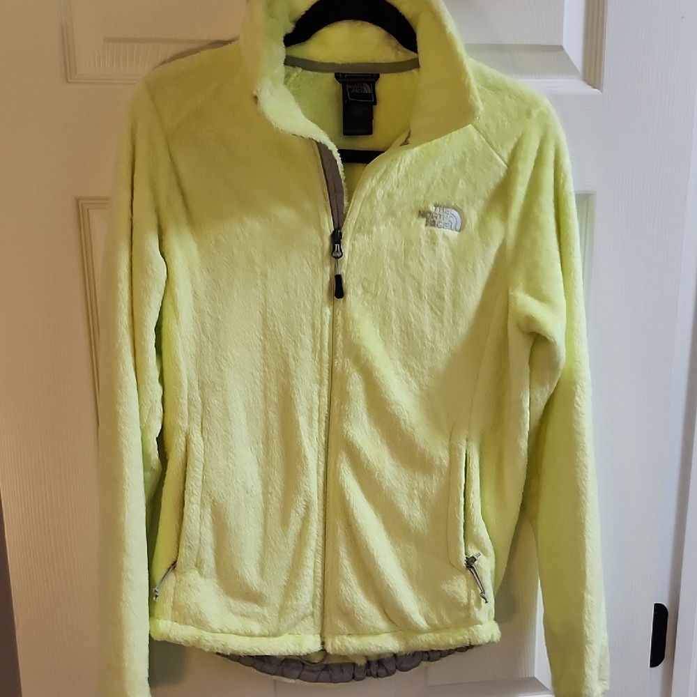 The North Face Women's Bright Yellow Teddy Jacket